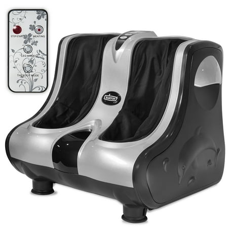 Barton Electric Shiatsu Foot Calf Massager Kneading Rolling Vibration Heating Remote Control
