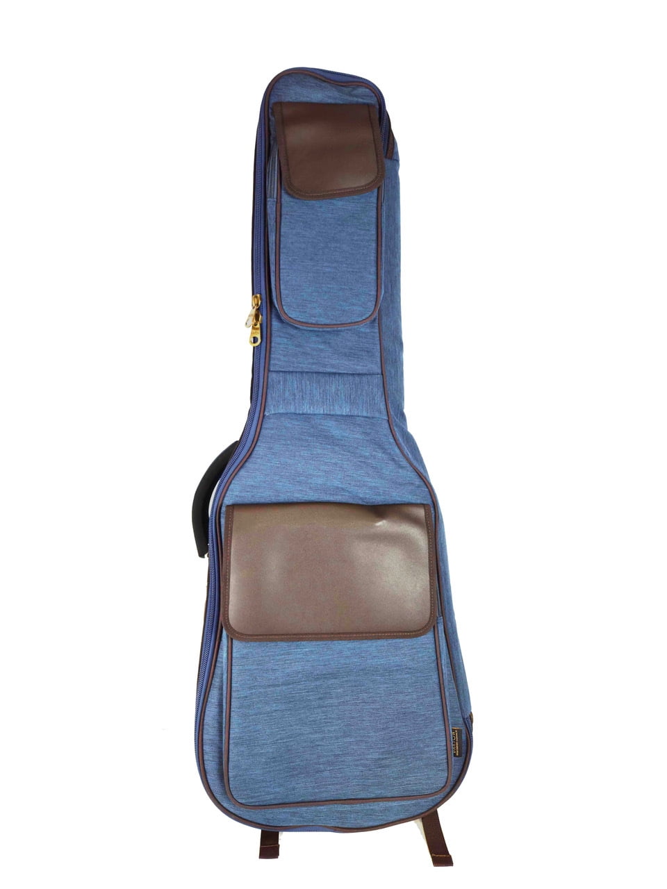 Barton GSP Messenger Electric Guitar Gig Bag, Blue Oxford