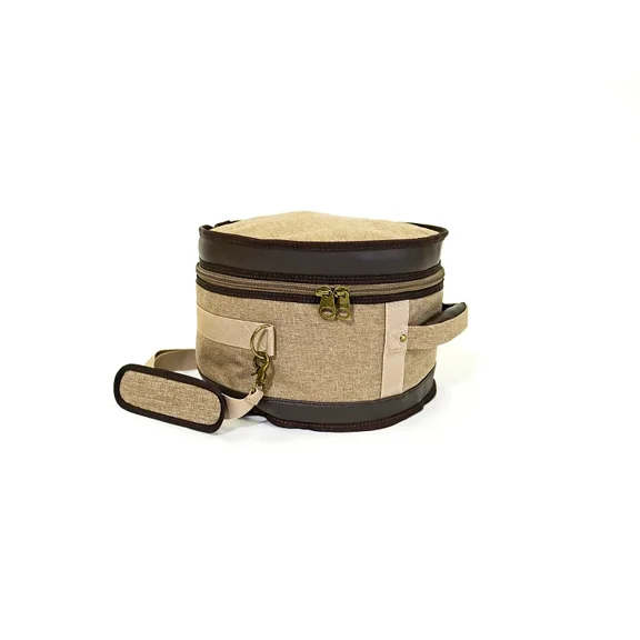 Barton GSP Premium Tom Tom Drum Bag, 12" x 8", Tawny Brown Oxford