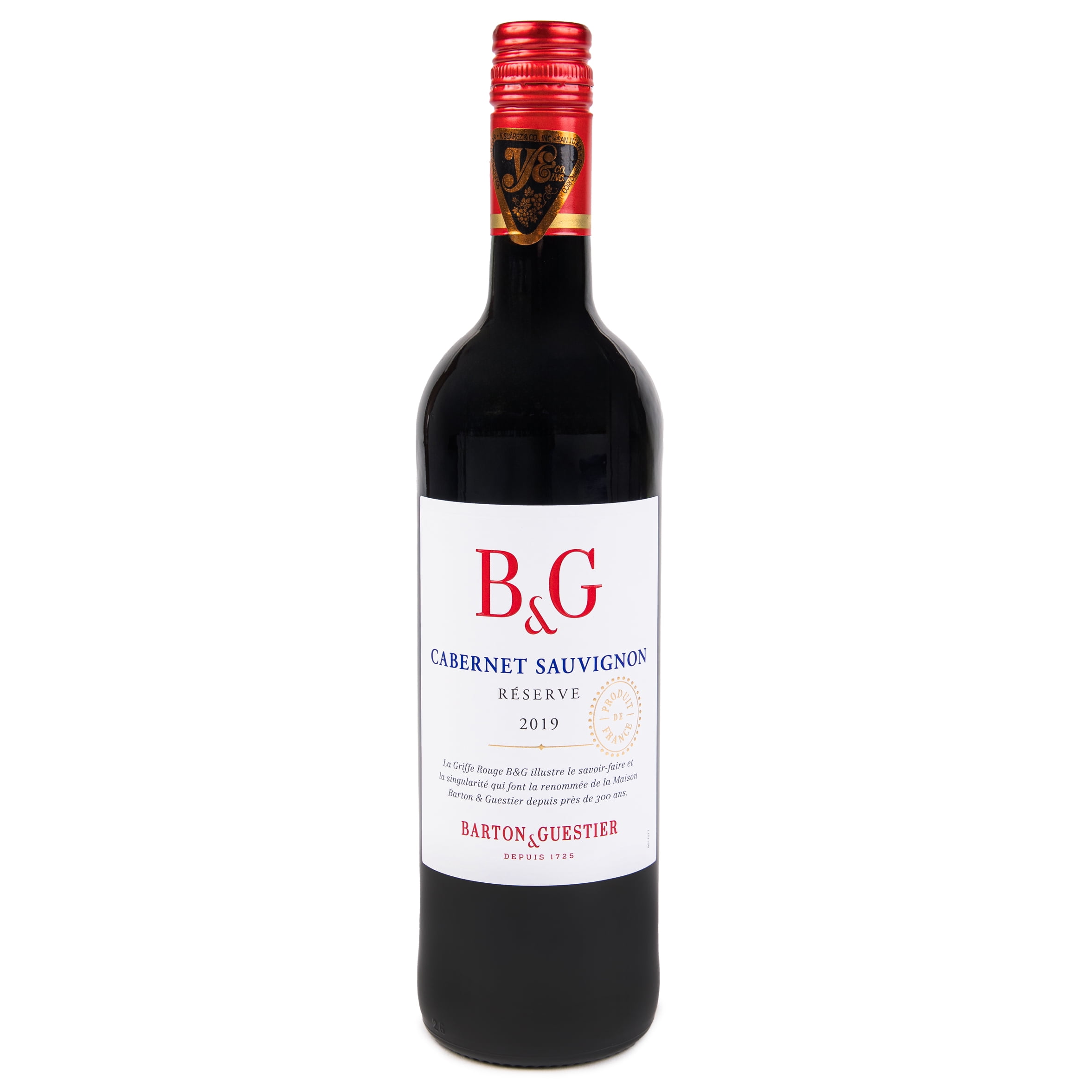 Barton & Guestier Cabernet Sauvignon Reserve Wine, 750 ml, 13.5% ABV, France