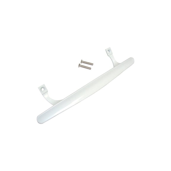 Barton Kramer 448WC Patio Door Handle Set 1.75" L White Metal White
