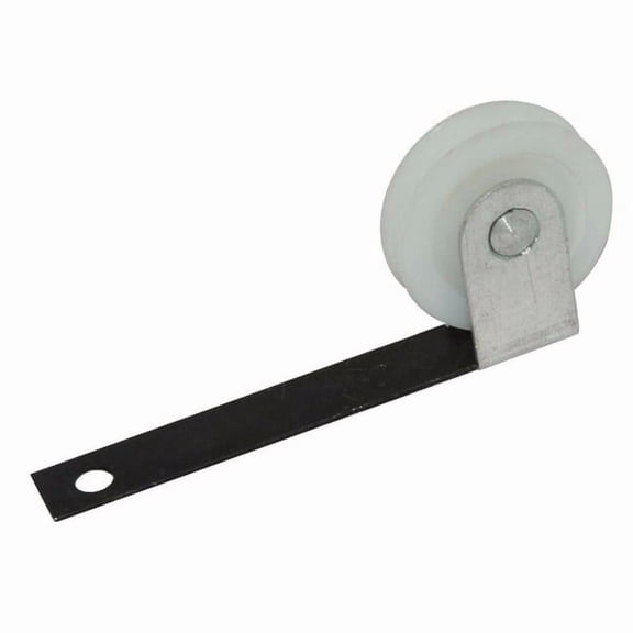 Barton Kramer 1 in. Dia. x 1/4 in. L Matte Nylon/Steel Screen Door Roller Assembly 2 pk