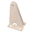 thumbnail image 1 of Barton Kramer 398C Aluminum White Jamb Bracket 1.688 L x 1.438 H x 1.313 W in., 1 of 1