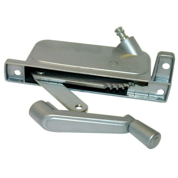 Barton Kramer 5495437 Silver Aluminum Right Awning Window Operator for Keller & P.G.T Windows