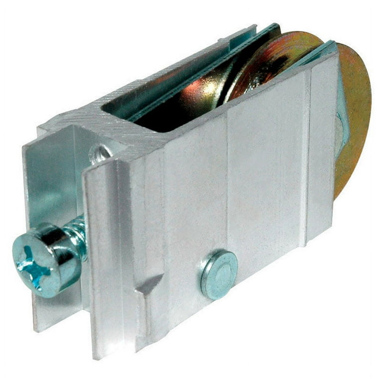 Barton Kramer 1-1/2 in. D X 3/4 in. L Mill Aluminum Sliding Glass Door Roller Assembly 1 pk Barton Kramer 1-1/2 in. D X 3/4 in. L Mill Aluminum Sliding Glass Door Roller Assembly 1 pk