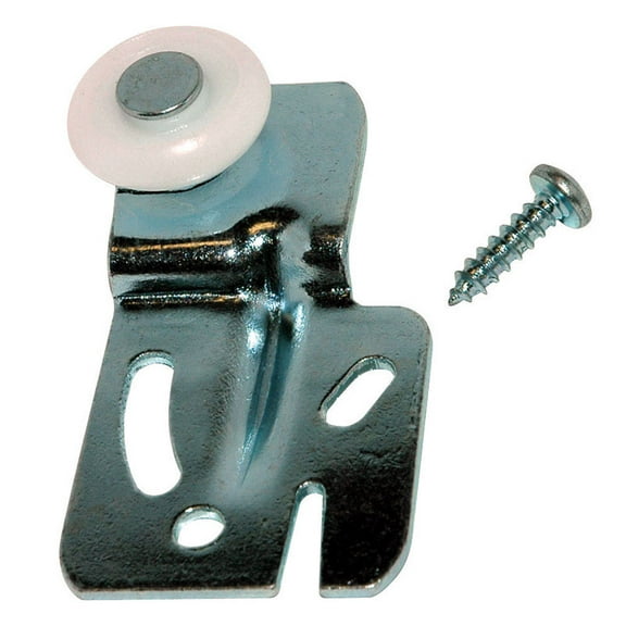 1/4 In. Milled Steel And Nylon Offset Closet Door Hanger (2-Pack)