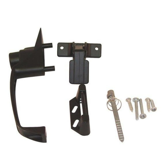 Barton Kramer 5498613 4 in. Powder Coated Bronze Aluminum Patio Door Handle Set