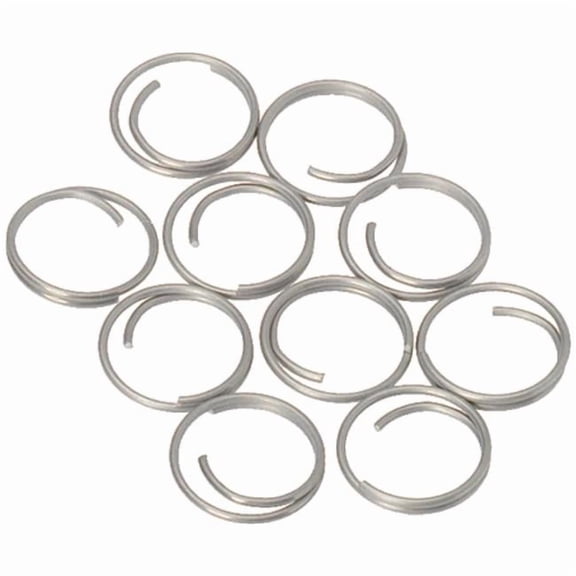 Barton Marine 60191 14 mm Stainless Steel Large Split Rings - Pack of 10