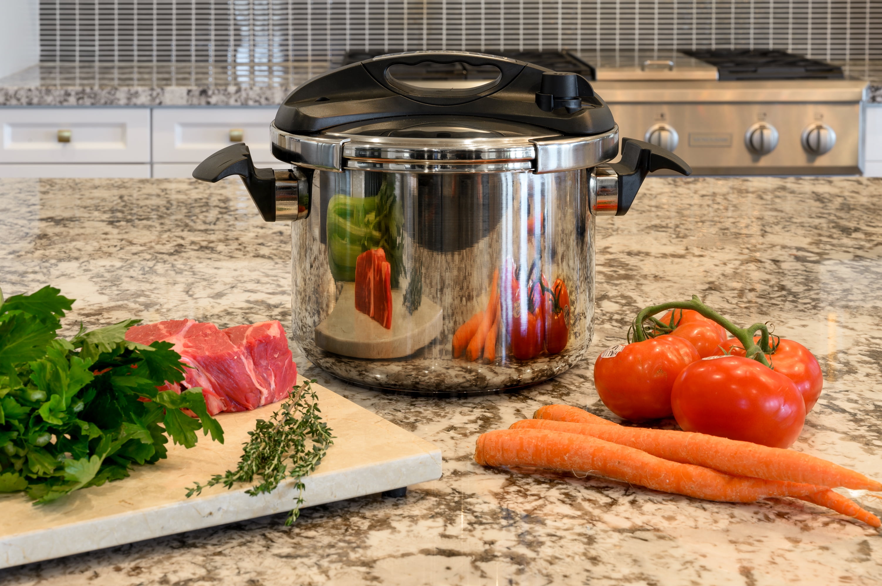 Barton 8-Quart Stainless Steel Induction Ready Pressure Cooker