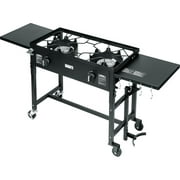 Barton W95537 2 Burner Gas Propane Cooker Outdoor Camping Picnic Stove Stand BBQ Grill 58,000 BTU