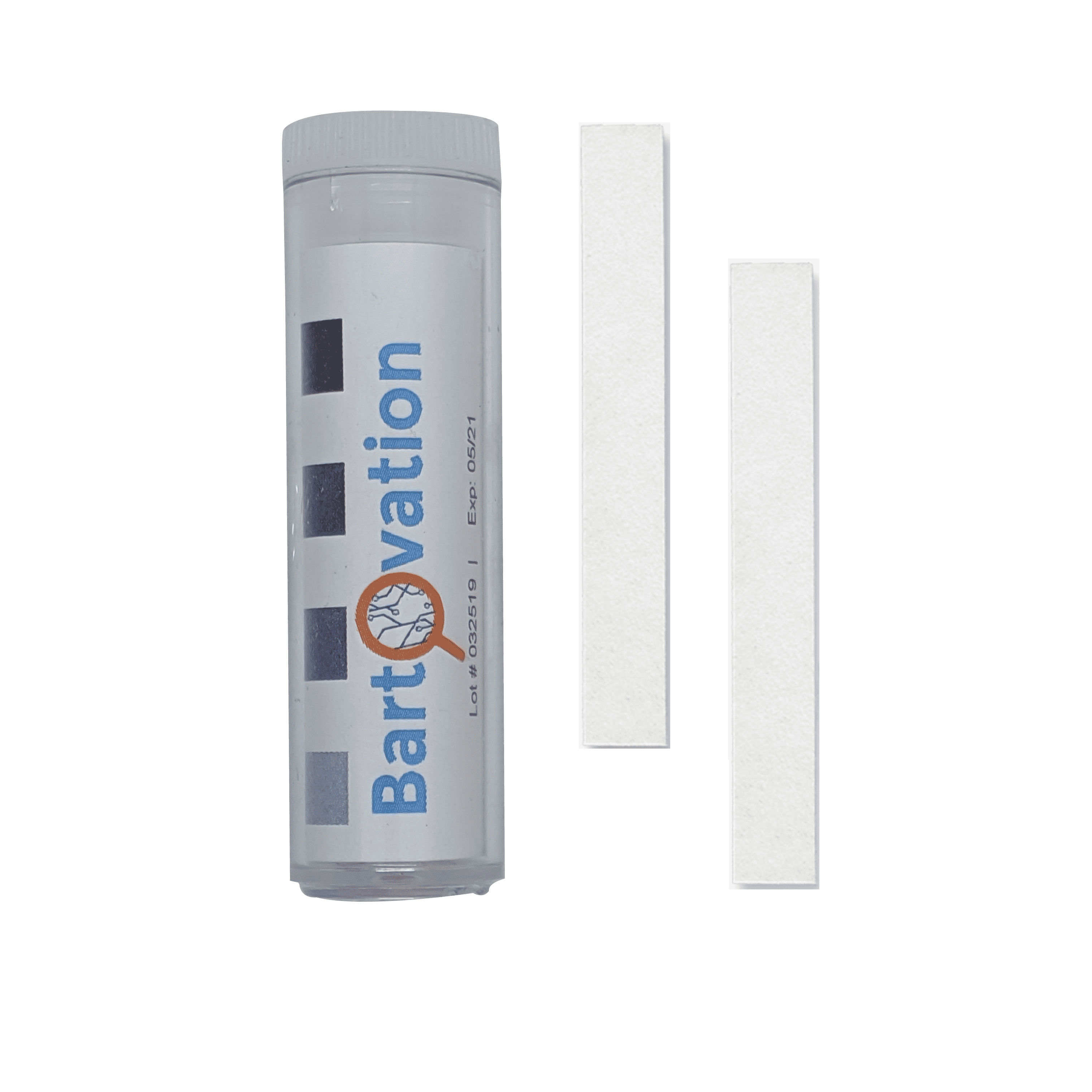 Bartovation Restaurant Sanitizer Chlorine Test Paper, 10-200 ppm [Vial of 100 Paper Strips]