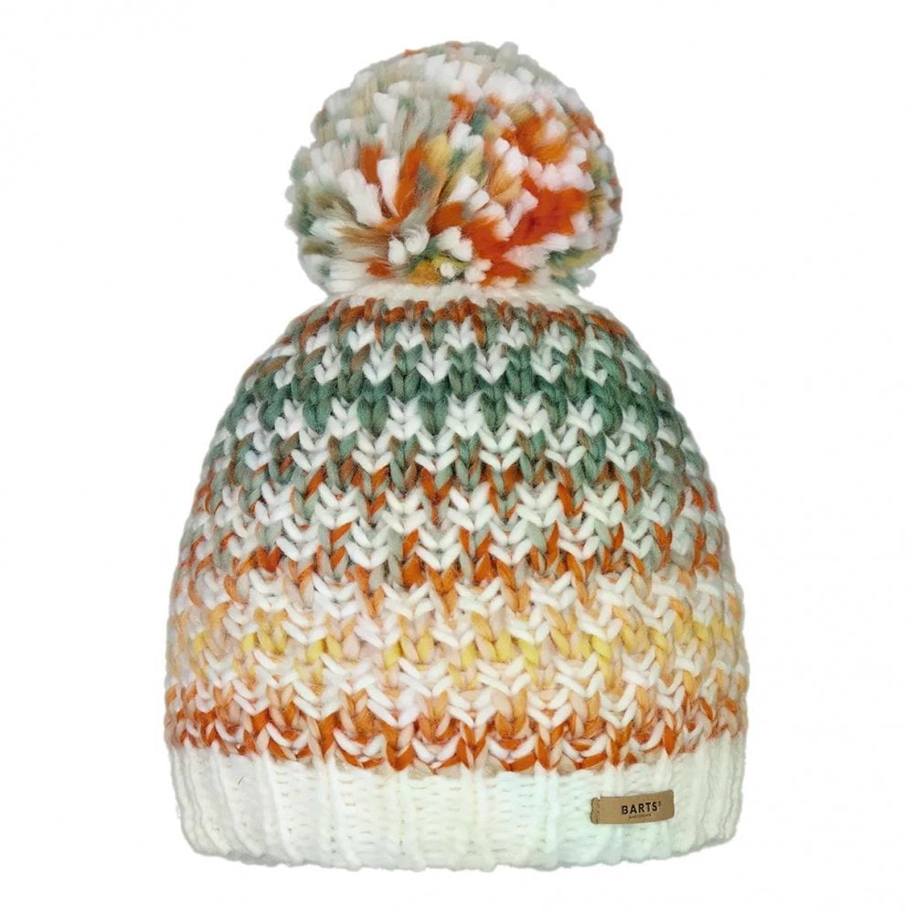 Barts Berretto Verde Ermitta Beanie Pale Army Grande Maglia In Filato Islandese Morbido, Verde, Taglia unica