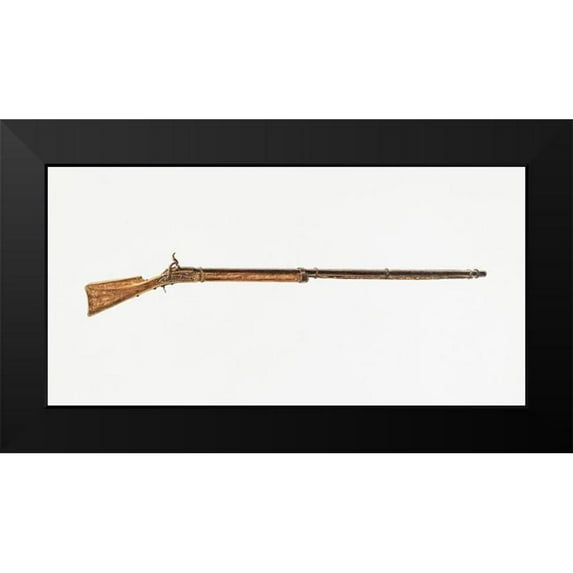 Bartz, Eugene 24x14 Black Modern Framed Museum Art Print Titled - Gun 1938