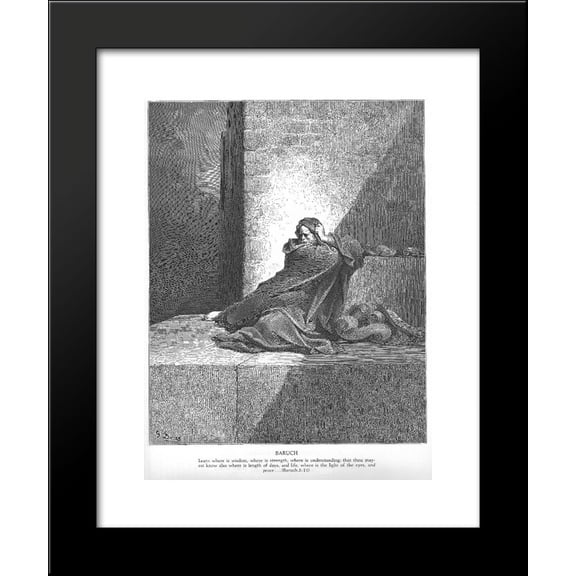 Baruch 20x24 Framed Art Print by Gustave Dore