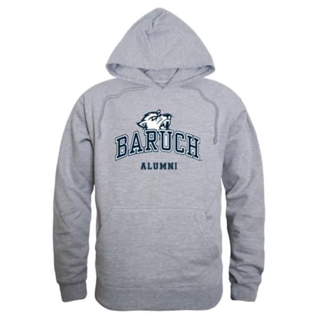 Baruch College Bearcats Alumni Hoodie, Heather Grey - Large