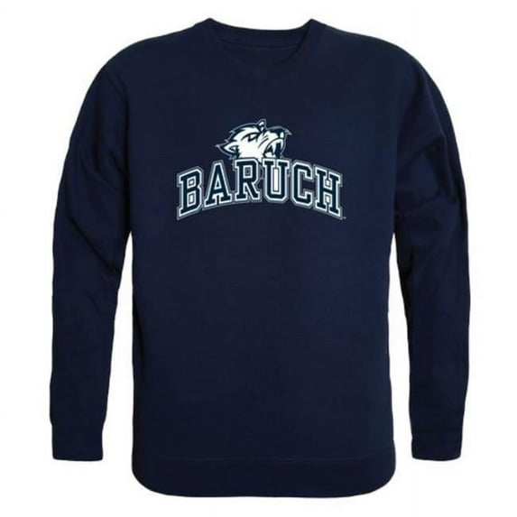 Baruch College Bearcats Arch Crewneck Sweatshirt, Navy - Medium