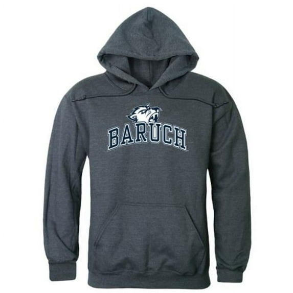 Baruch College Bearcats Campus Hoodie, Heather Charcoal - 2XL