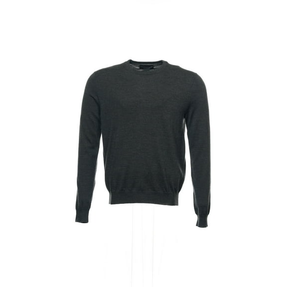 Baruffa Gray Heather Crew Neck Sweater , Size Medium