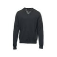 thumbnail image 1 of Baruffa Gray Heather V-Neck Sweater , Size Medium, 1 of 4