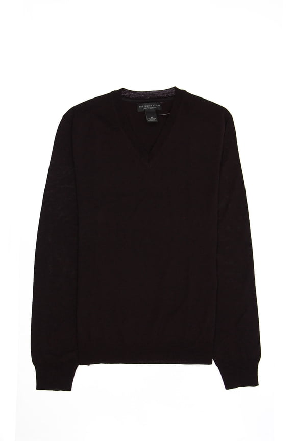 Men's V-Neck Sweater (Medium, Purple)