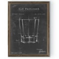 thumbnail image 1 of Barware Blueprint I - Barnwood Framed Canvas - 17 x 20 - Walnut, 1 of 4