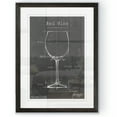 thumbnail image 1 of Barware Blueprint III - Barnwood Framed Print - 18 x 24 - Black, 1 of 4