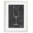 thumbnail image 1 of Barware Blueprint IV - Barnwood Framed Print - 17 x 20 - White, 1 of 4