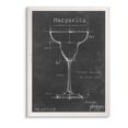 thumbnail image 1 of Barware Blueprint VI - Barnwood Framed Canvas - 18 x 24 - White, 1 of 4