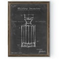 thumbnail image 1 of Barware Blueprint VII - Barnwood Framed Canvas - 18 x 24 - Walnut, 1 of 4