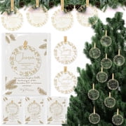 Barydat 10 Sets Christian Christmas Ornament Bulk Bible Verse, Bless