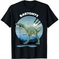 thumbnail image 1 of Baryonyx Dinosaur Design With Background T-Shirt, 1 of 5