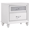 thumbnail image 1 of Barzini 2-drawer Nightstand White, 1 of 11