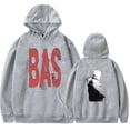 thumbnail image 1 of Bas Rapper Hoodie Bas Rapper Tour Merch Men Women Hooded HipHop Fashion Long Sleeve, 1 of 3