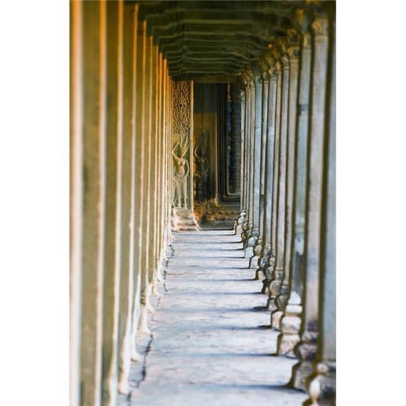Bas Reliefs of Hindu Myths At Angkor Wat Angkor Cambodia Poster Print by Carson Ganci, 22 x 34 - Large