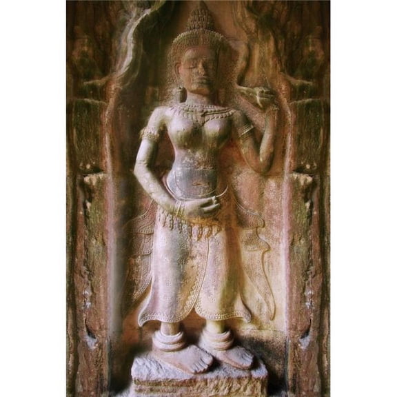 Bas-Reliefs of Hindu Myths At Angkor Wat Angkor Cambodia Poster Print