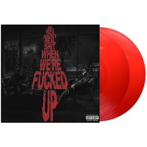 Bas - We Only Talk About Real Shit When We're Fncked Up [Transparent Red 2 LP] - Music & Performance - Vinyl