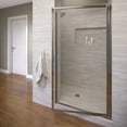thumbnail image 1 of Basco A005-7Cl Sopora 70-1/2" High X 29-1/2" Wide Hinged Framed Shower Door - Silver, 1 of 7