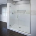 thumbnail image 1 of Basco CELA9354776CLBN Celesta 76" High X 47" Wide Pivot Frameless Shower Door - Nickel, 1 of 7