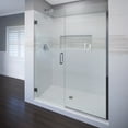 thumbnail image 1 of Basco Cela-935-46-76Xp Celesta 76" High X 46" Wide Pivot Frameless Shower Door - Chrome, 1 of 7