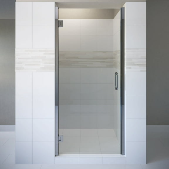 Basco Copa00a3272xp Coppia 72" High X 32-9/16" Wide Hinged Frameless Shower Door - Chrome