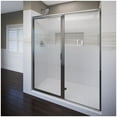 thumbnail image 1 of Basco Dlxh35a4768xp Deluxe 68-5/8" High X 47" Wide Pivot Framed Shower Door - Chrome, 1 of 7