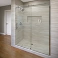 thumbnail image 1 of Basco VINA-935-59CLPM Vinesse 76" High X 59" Wide Single Sliding Frameless Shower Door -, 1 of 6