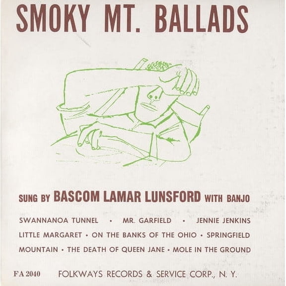Bascom Lamar Lunsford - Smoky Mountain Ballads - Music & Performance - CD