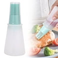 thumbnail image 1 of Basdi 2-In-1 Silicone Oil Dispenser Bottle & Brush - Leak-Proof, Precision Nozzle, Detachable Brush Head - Effortlessly Dispense and Spread Oil for Cooking, Grilling, Or Salad - Bbq Basting Tool, 1 of 9