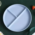 thumbnail image 1 of Basdi 2-Pack Sectional Dinner Plates - Bpa-Free, Microwave & Dishwasher Safe, Compartmentalized Design - T-Grid Plates for Portion Control, Perfect for Kids, Picky Eaters, Or Balanced Family Meals, 1 of 9