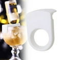 thumbnail image 1 of Basdi Bottle Buckle, Reusable Bottle Buckle Set - Secure Drinking Clips for Cup Rims & Glassware | Party Essential for Weddings & Birthday Events, Drinking Clip Set, White, 1 of 8