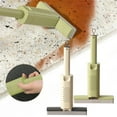 thumbnail image 1 of Basdi Handheld Mop, Handheld Sponge Mop - Compact Cleaning Tool for Toilet and Bathroom | Absorbent, Easy Wring, Reaches Tight Spaces for Quick Cleanups, Bathroom Scrubber, Light Yellow, 1 of 8
