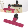 thumbnail image 1 of Basdi Large Food Clips, Large Food Storage Clips - Heavy-Duty Sealing Clips for Chip Bags and Tea | Secure Grip, Prevents Spills, Keeps Ingredients Fresh in Kitchen, Large Sealing Clips, Hot Pink, 1 of 9