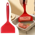 thumbnail image 1 of Basdi Non Stick Spatula, Non-Scrape Pancake Turner - Heat-Resistant Utensil for Omelettes, Burgers & Pizza | Gentle on Non-Stick Cookware, Pancake Turner, Red, 1 of 7