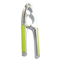 Basdi Nut Cracker, Stainless Steel Nut Cracker - Ergonomic Crab Clip for Walnuts and Shells | Secure Grip, Durable, Effortlessly Opens Hard Shells Without Mess, Walnut Opener Tool, Green